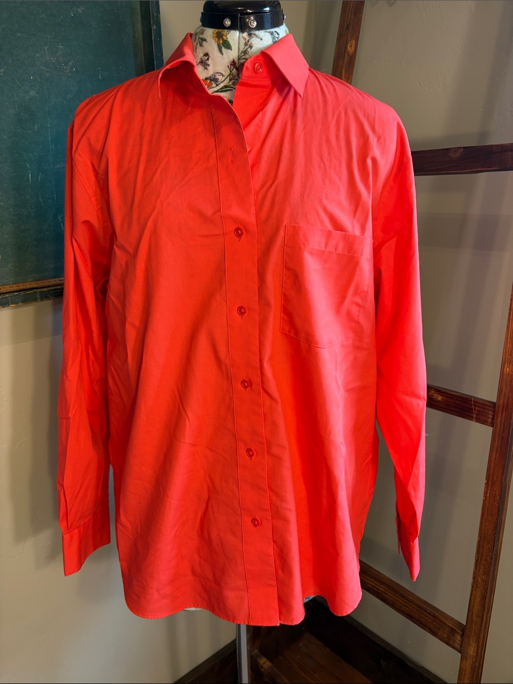 Foxcroft Long-Sleeve Button-Up Shirt